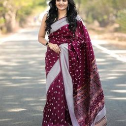 VILLE FASHION Woven Design Zari Kanjeevaram Saree-picture-35