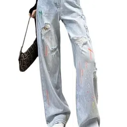 StyleCast Women Regular Fit Mid-Rise no Fade Highly Distressed Jeans-image-54