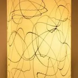 SOMIL Black Glass Cylinder Printed Wall Lamps-image-66