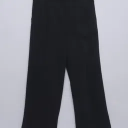 Taffykids Solid Pleated Korean Pant - Black-image-32