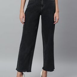 Stylecast X Kotty Women Straight Fit High-Rise Stretchable Jeans-picture-1