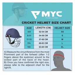MYC Cricket Helmet Slog Pro Multicolor X-Small image 3