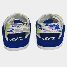 Mi Arcus Camouflage Designed Sandals With Velcro Closure - Blue image 5