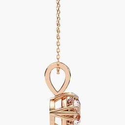 VALANOVA BIS Hallmark 18KT Rose Gold Diamond Studded Pendant - 1.35 gm image 3
