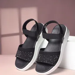 Bata comfit Party Wedge Sandals-image-57