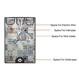 The Furnishing Tree Waterproof PVC Washing Machine Cover Top Loading Compatible for IFB, 8 Kg, 8.5 image 5