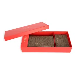 Guess Cocoa Sandria Logo Tri-Fold Wallet image 3