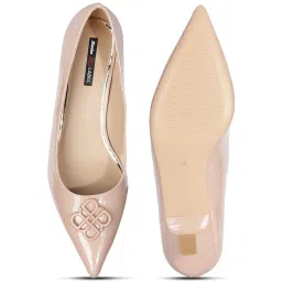 Bata Women's Beige Pump Shoes image 3