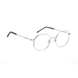 HUGO Silver Geometric Eye Frames for Women image 3
