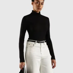 Tommy Hilfiger Black Slim Fit Textured T-Shirt image 5