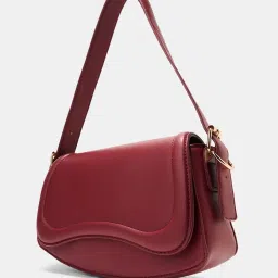 Forever Glam by Pantaloons Red Shoulder Handbag image 3