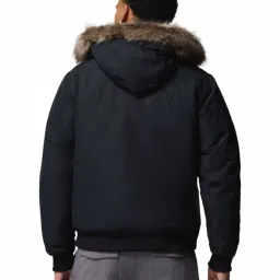Columbia Black Regular Fit Hooded Jacket image 3