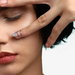 Sohi Gold-Plated Statement Nail Ring image 3