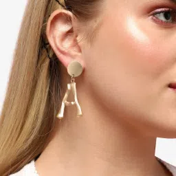 Sohi GoldPlated Drop Earrings image 3