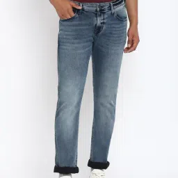 Wrangler Light Blue Skinny Fit Heavily Washed Low Rise Jeans-image-79