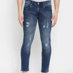 Duke Blue Slim Fit Lightly Washed Jeans-picture-12