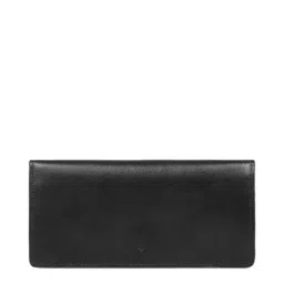 Hidesign Black Solid Bi- Fold Wallet for Women-picture-13