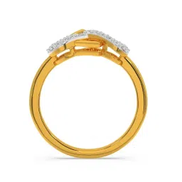 Kisna Diamond & Gold Jewellery Infinite Love 18k (750) Diamond & Gold Ring For Women image 3