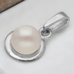 Sri Jagdamba Pearls Silver 925 Kashvi Opera Pearl Pendant-image-29