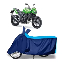 Auto Pearl Two Wheeler Cover for Kawasaki Z750 - Cyan, Blue-picture-22