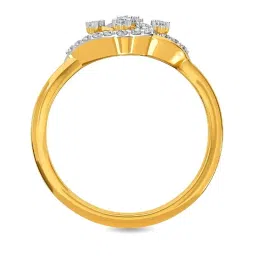 Kisna Diamond & Gold Jewellery Vinny 18k (750) Diamond & Gold Ring For Women image 3