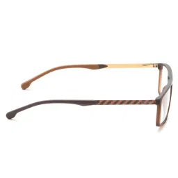 Irus Brown Rectangular Eye Frames for Men image 3