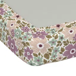 Raymond Home Lush Petal Beige Printed Microfiber 110 TC Queen Bedsheet Set 1.83 m x 1.98 m image 5