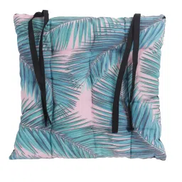 Romee Blue Polyester Floral Chair Pads image 3