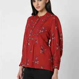 Van Heusen Red Printed Tunic image 3