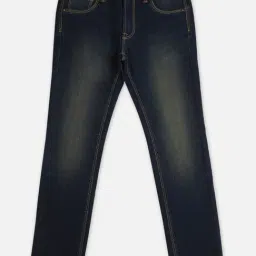 Pepe Jeans Boys Dark Blue Solid Jeans-picture-33