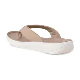 Campus Women's Beige Flip Flops image 5