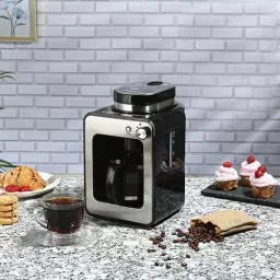 Wonderchef Regalia Black & Silver Coffee Maker with Grinder (63154558) image 5