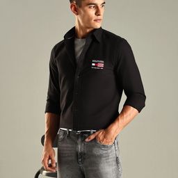 Tommy Hilfiger Men Printed Casual Shirt-picture-20