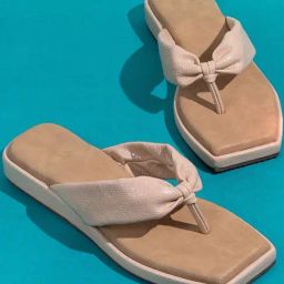 Inc.5 Women's Beige Thong Sandals-picture-36