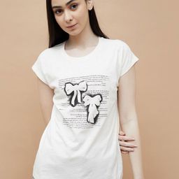 Ginger by Lifestyle Women Printed Extended Sleeves Pockets T-shirt-picture-15