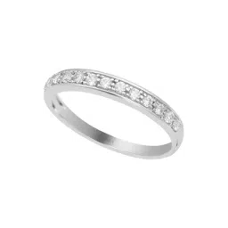 Clara White Sterling Silver Swarovski The Anja Ring-image-5