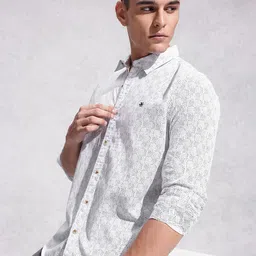 WROGN Pure Cotton Typography Printed Casual Shirt-picture-33