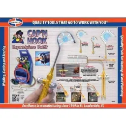 Uniweld 12.5 ft 6 inch Cap N Hook Brazing Outfit K71MTFM5-picture-42