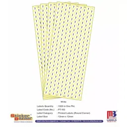 Sticker Bazaar M3 Number 7 Printed Labels 12 mm Dia 5100 Labels (Pack of 5) image 4