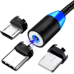 AMR 3 in 1 Magnetic Data Cable 2 A Plastic & Metal, AMR-14-picture-39