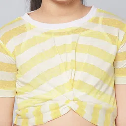 Stylo Bug Striped Cotton Wrap Top image 5