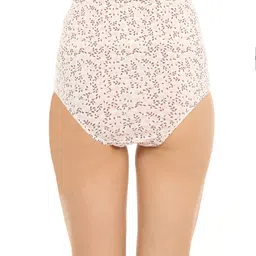 Bella Mama Cotton Elastane High Coverage Panties Pack of 2 (Color & Print May Vary) image 5