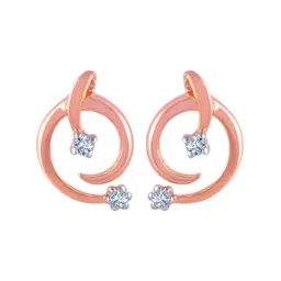 P.C. Chandra Jewellers 14 kt Gold & Diamond Earrings-picture-29