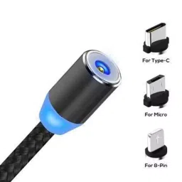 AMR 3 in 1 Magnetic Data Cable 2 A Plastic & Metal, AMR-14 image 3