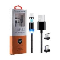 AMR 3 in 1 Magnetic Data Cable 2 A Plastic & Metal, AMR-14 image 5