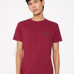 Sf Jeans By Pantaloons Red Slim Fit Printed T-Shirt-picture-24