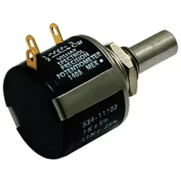 Vishay Panel Mount Rotary Potentiometer 2 W Power 5 kΩ Solder Lug Terminal, 534B1502JC8872 (Pack of 10 Pcs)-picture-10