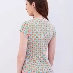 Spykar Tranquil Blue Slim Fit Top image 4