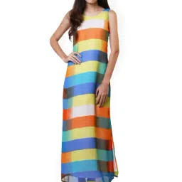 Belle Fille Multicolor Striped Dress-picture-25