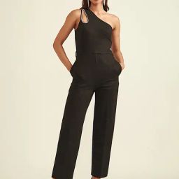 Cover Story Black Full Length Jumpsuit-picture-1